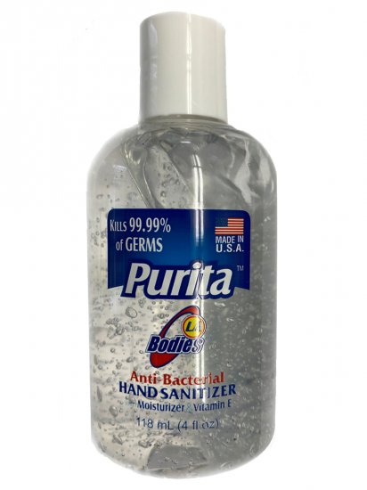 Hand Sanitizer Gel 4oz - Pack of 3 - Click Image to Close
