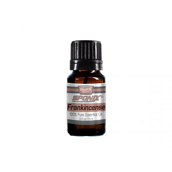 Sponix Frankincense Essential Oil - Aromatherapy and Therapeutic Grade Oil - 100% Pure and Natural - 10 mL - Click Image to Close