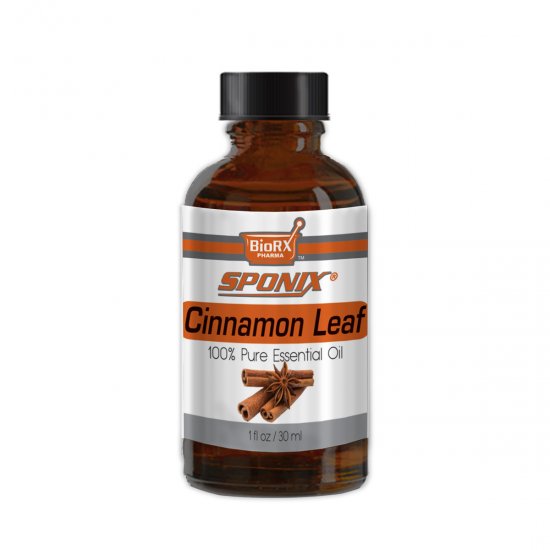 Sponix Cinnamon Leaf Essential Oil - Aromatherapy and Therapeutic Grade Oil - 100% Pure and Natural - 1 OZ - Click Image to Close