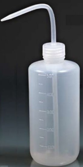LDPE Safety Wash Bottle w/ Long Tip 500ml - Click Image to Close