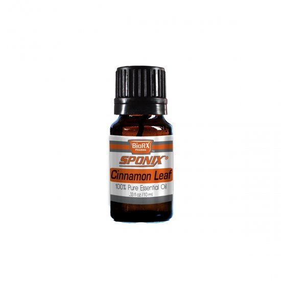 Sponix Cinnamon Leaf Essential Oil - Aromatherapy and Therapeutic Grade Oil - 100% Pure and Natural - 10 mL - Click Image to Close