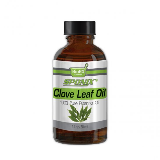 Sponix Clove Leaf Essential Oil - Aromatherapy and Therapeutic Grade Oil - 100% Pure and Natural - 1 OZ - Click Image to Close