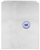Bags White 5" X 3.25" X 9.75" (4 LBS) 1,000 per Case [White/Plain]