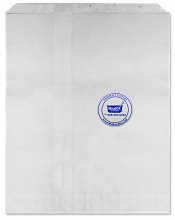 Bags White 8" X 5" X 16" (20 Lbs) 1,000 per Case [Without Print]