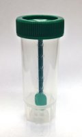 Centrifuge Tubes Flat Bottom with Spoon, 30mL, Sterile, Green Plug Cap, PP (QTY. 340 per Case) Centrifuge Tubes Flat Bottom with Spoon, 30mL, Sterile, Green Plug Cap, PP (QTY. 340 per Case)