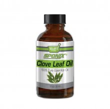 Sponix Clove Leaf Essential Oil - Aromatherapy and Therapeutic Grade Oil - 100% Pure and Natural - 1 OZ