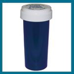 Blue Vials w/ Reversible Cap